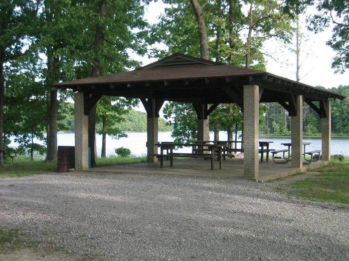 Camper submitted image from Crab Orchard National Wildlife Refuge Devil's Kitchen Group Campground - 3