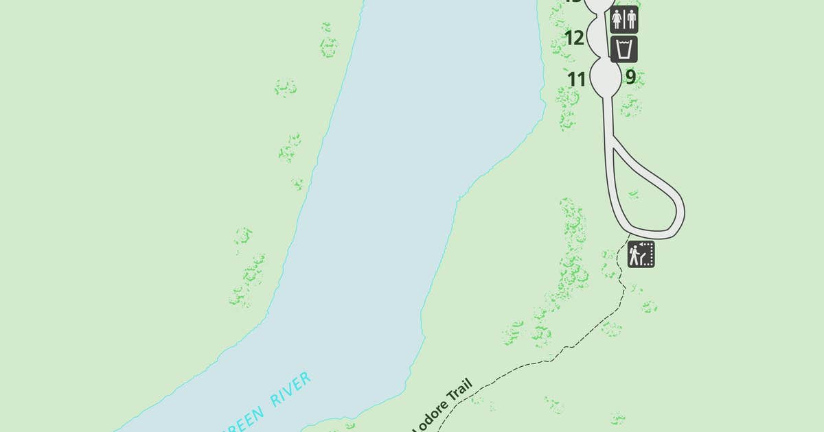 Gates of Lodore Campground — Dinosaur National Monument