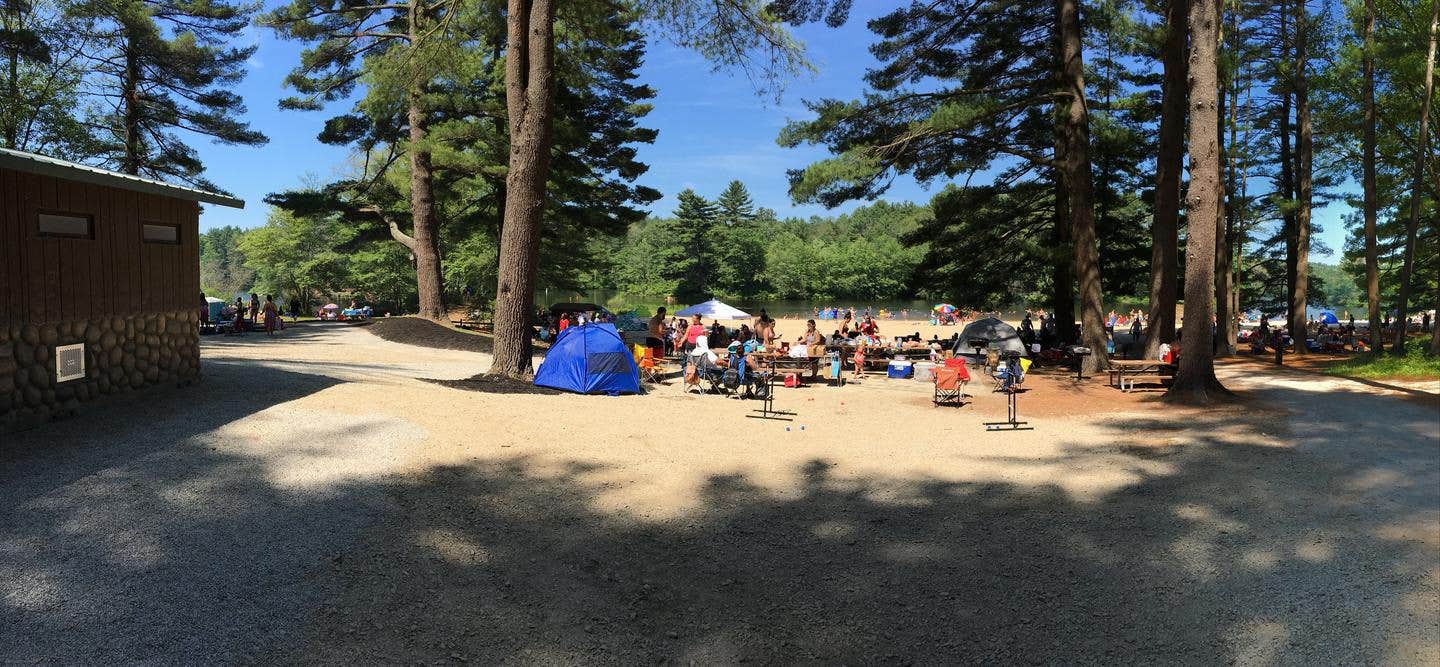 The Dyrt's photo of tent camping at Buffumville Lake (Group Shelters) near Whately, MA