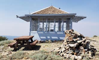 Camping near Mile High Trailer and RV Park: Drake Peak Lookout, Lakeview, Oregon