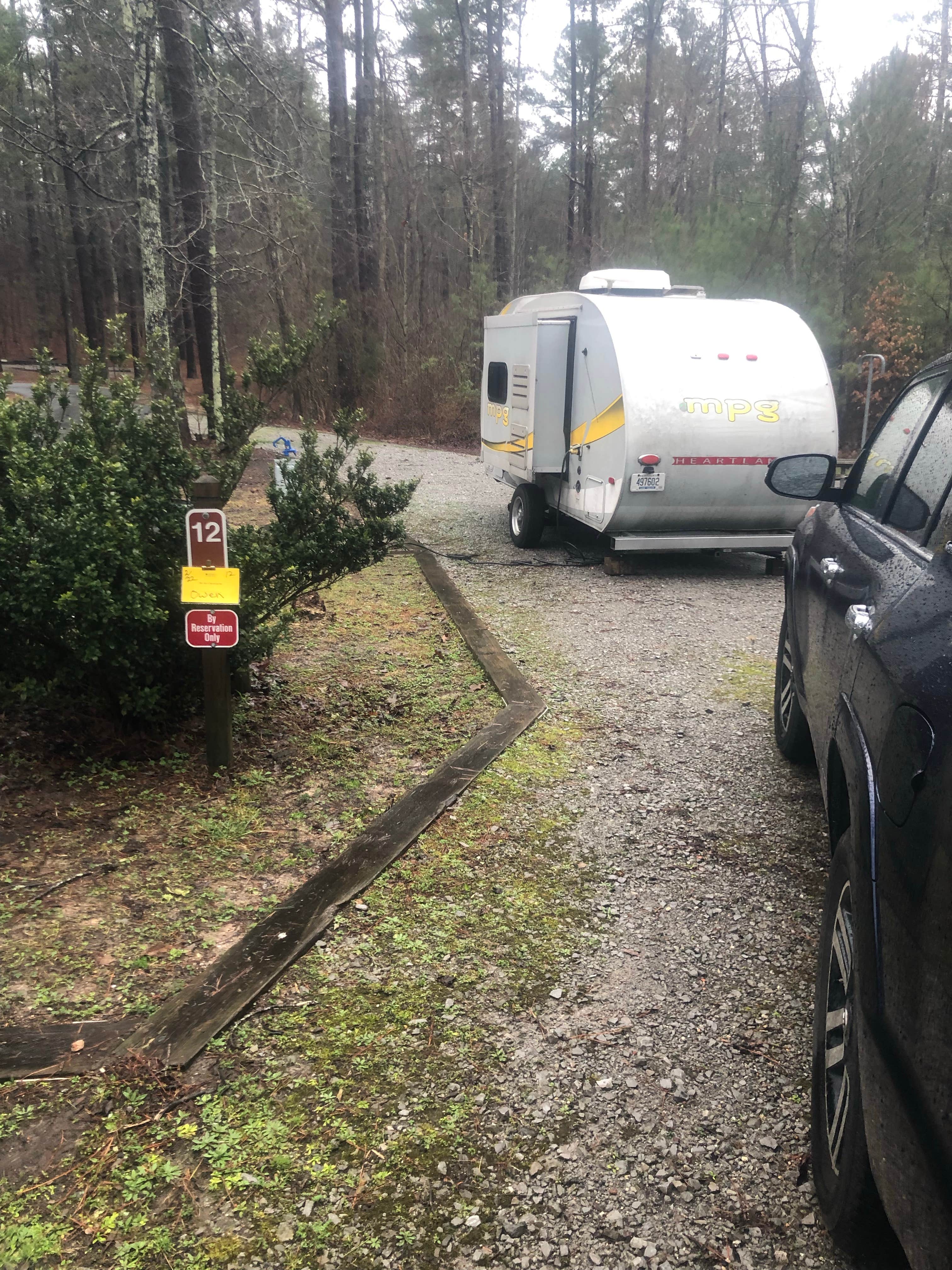 Shelly S.'s photo of rv camping at James H 'Sloppy' Floyd State Park Campground near Rome, GA