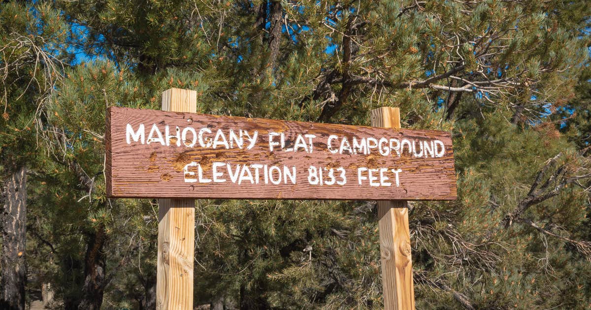 Mahogany Flat Primitive Campground — Death Valley National Park