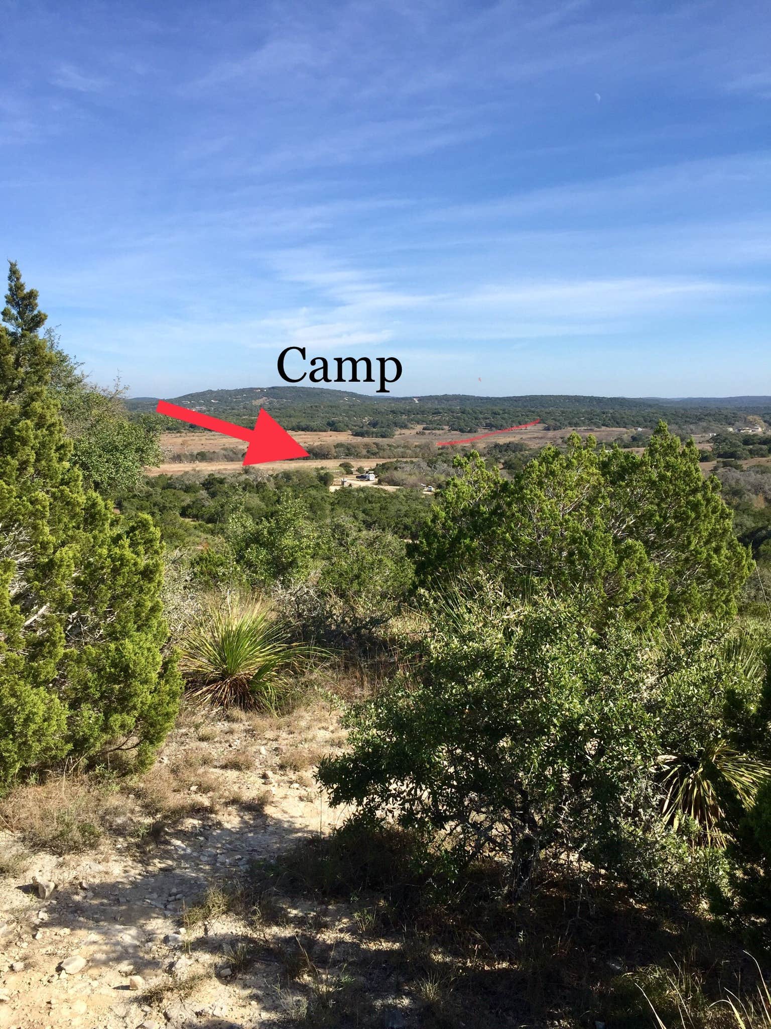 Camper submitted image from Trailhead Equestrian Campground — Hill Country State Natural Area - 5