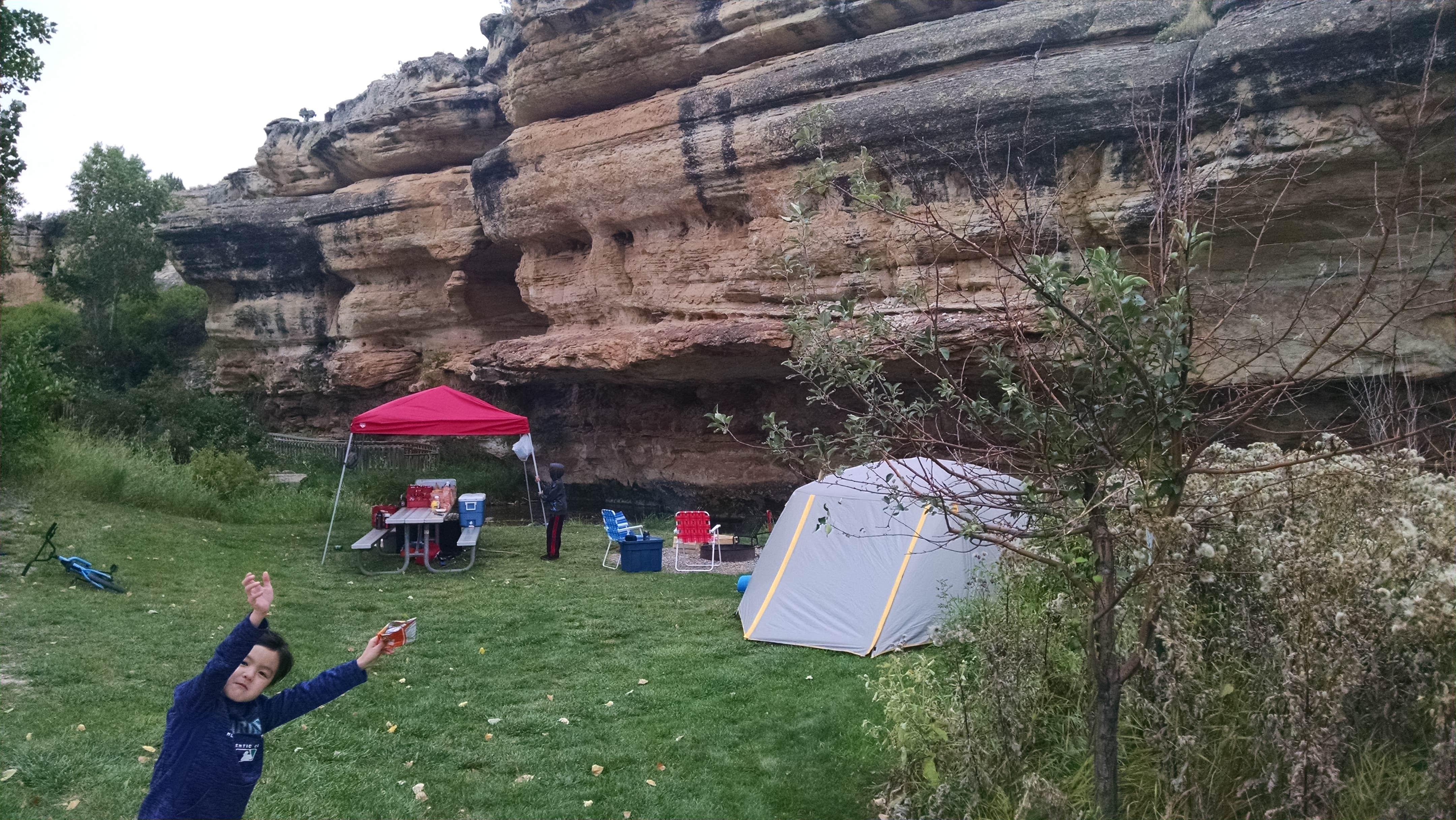 Camper-submitted photo at Medicine Lodge Archaelogical Site Campground near Hyattville, WY