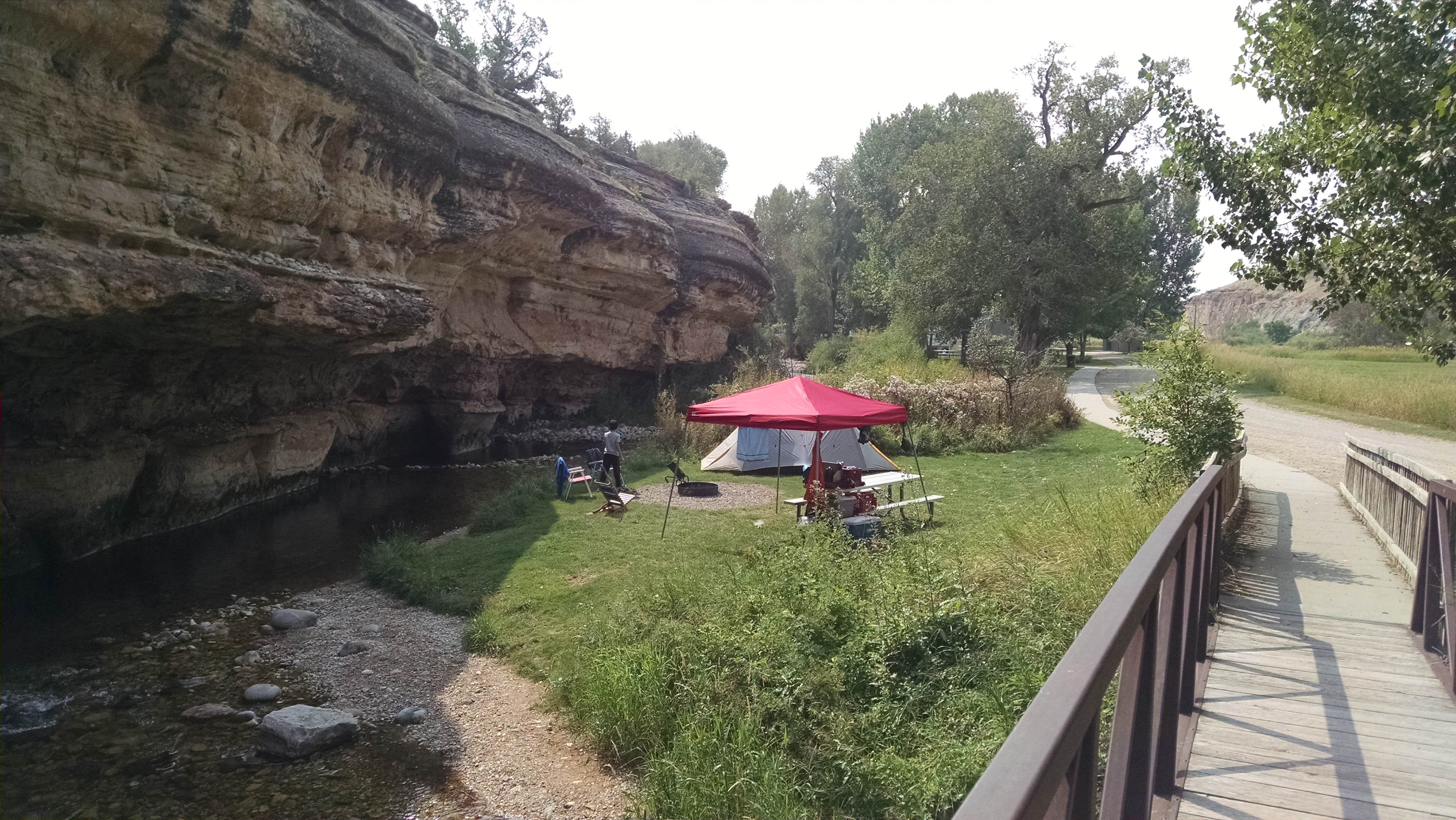 Camper-submitted photo at Medicine Lodge Archaelogical Site Campground near Hyattville, WY