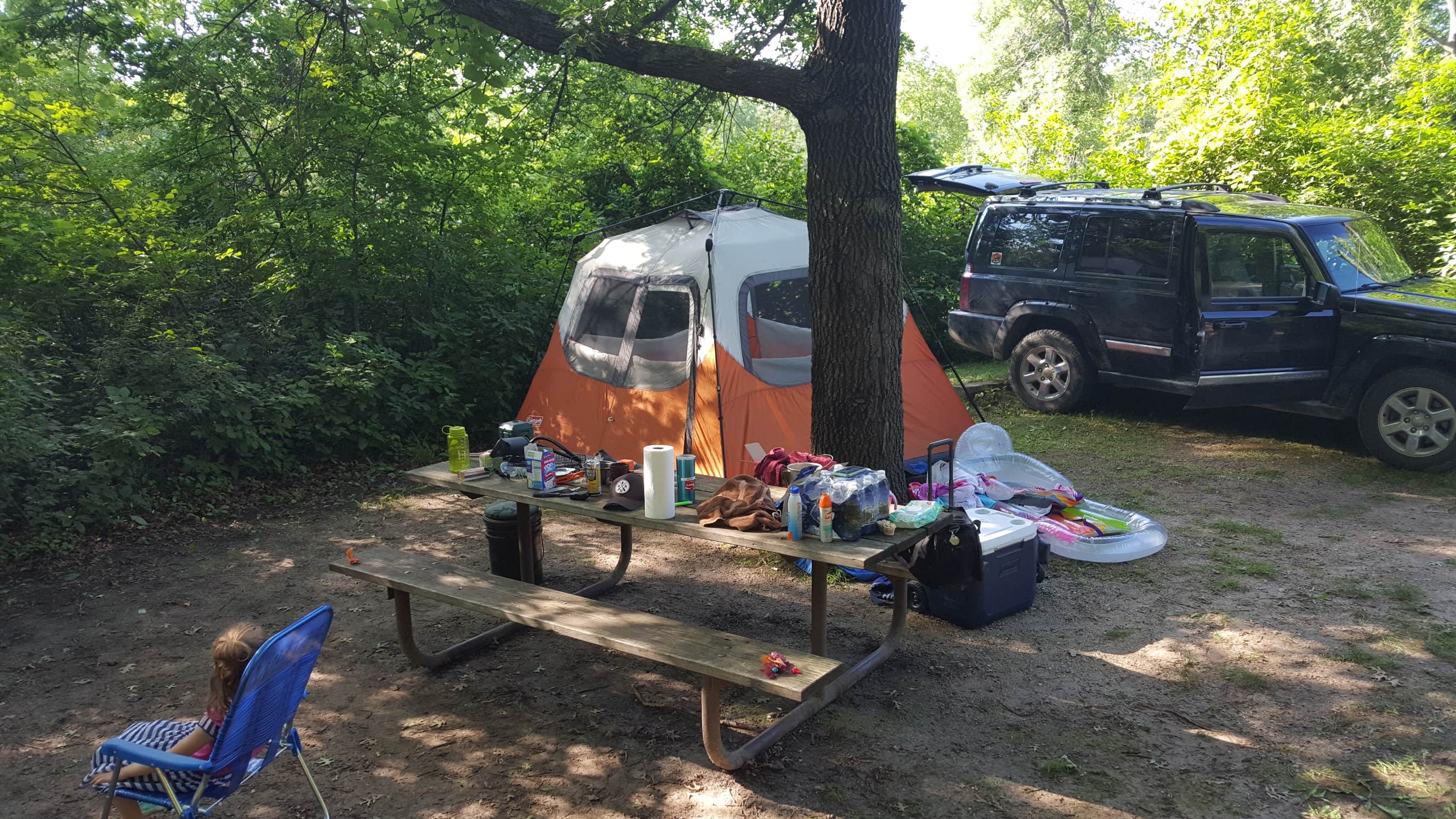 Jeremiah W.'s photo at Oak Ridge Campground — Sibley State Park near Granite Falls, MN