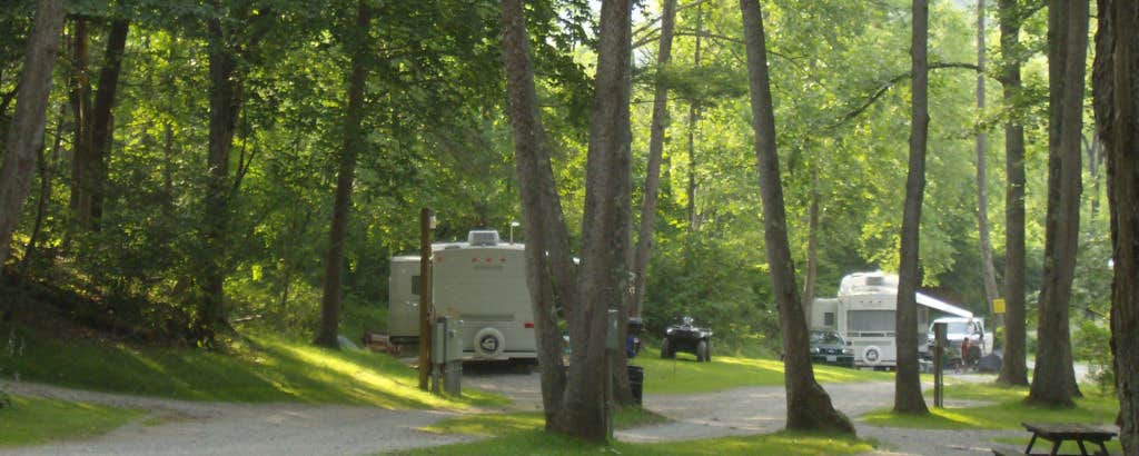 Mark F.'s photo of rv camping at Middle Creek Campground near Buchanan, VA