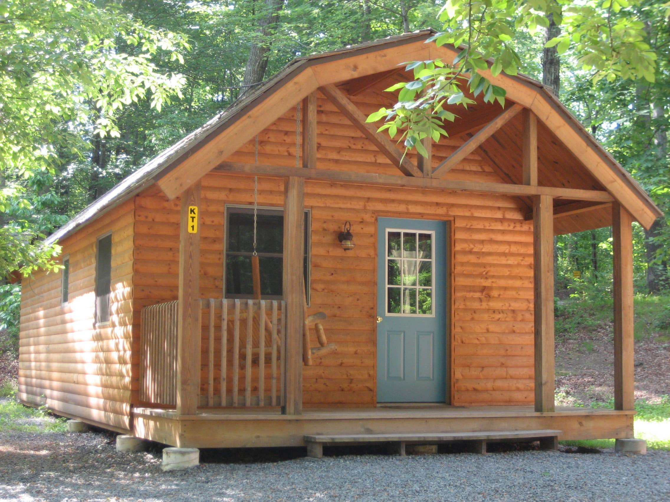 Ashley N.'s photo of a cabin at Charlottesville KOA near George Washington & Jefferson National Forests