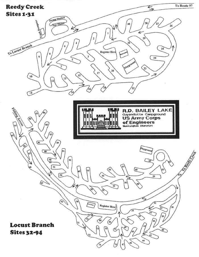 Guyandotte Campground — R.D. Bailey Lake