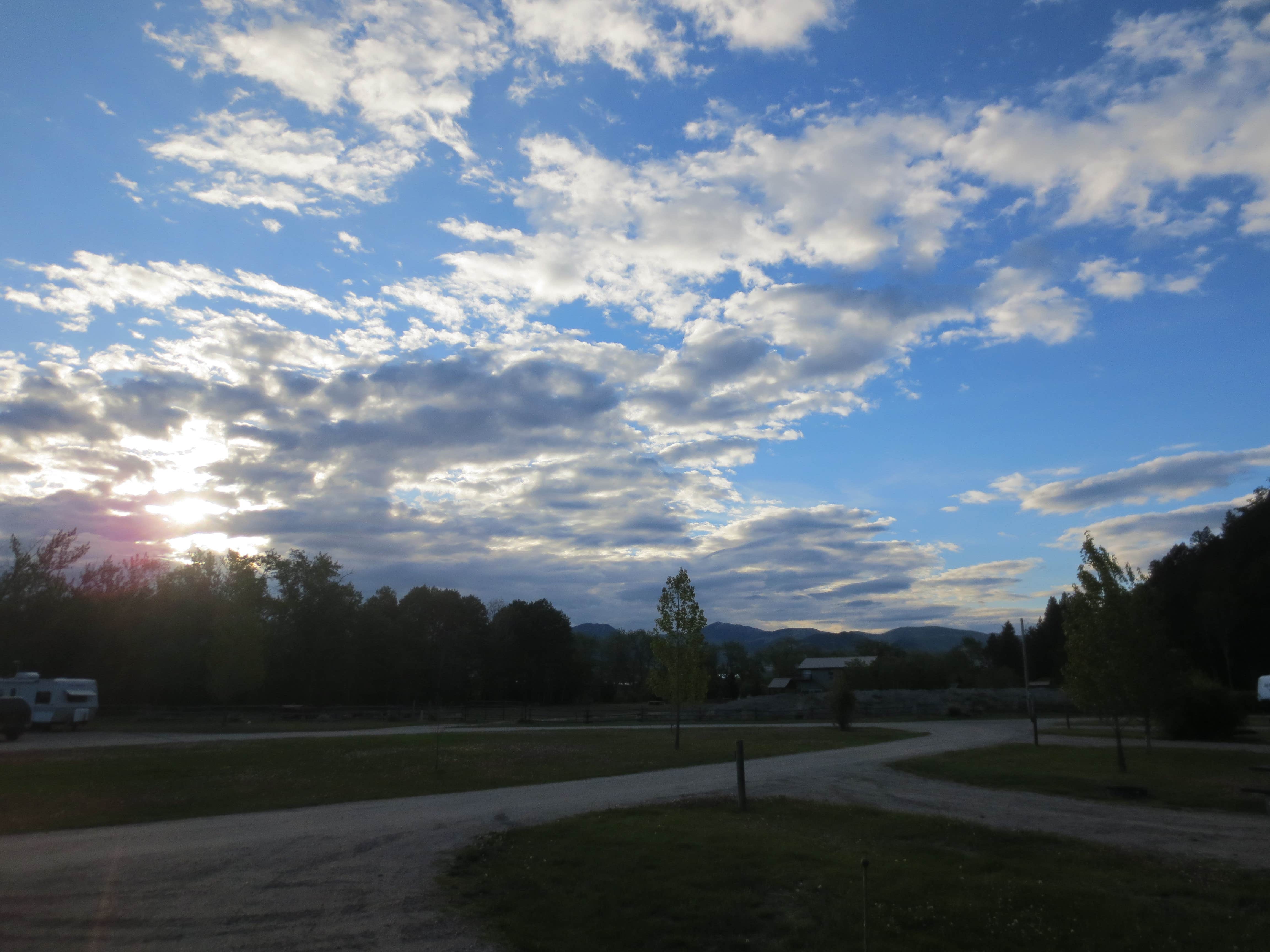 The morning view