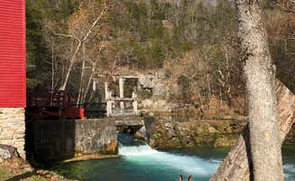 Tyler D.'s photo of camping with pets at Alley Spring Campground — Ozark National Scenic Riverway near Ozark National Scenic Riverways