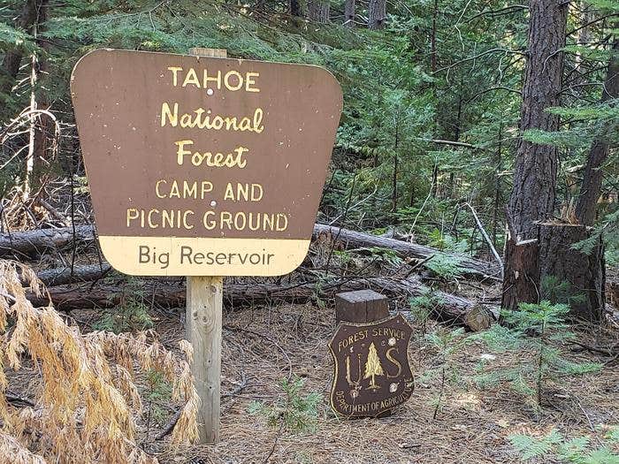 Camper submitted image from Big Reservoir Campground — Tahoe National Forest - 1