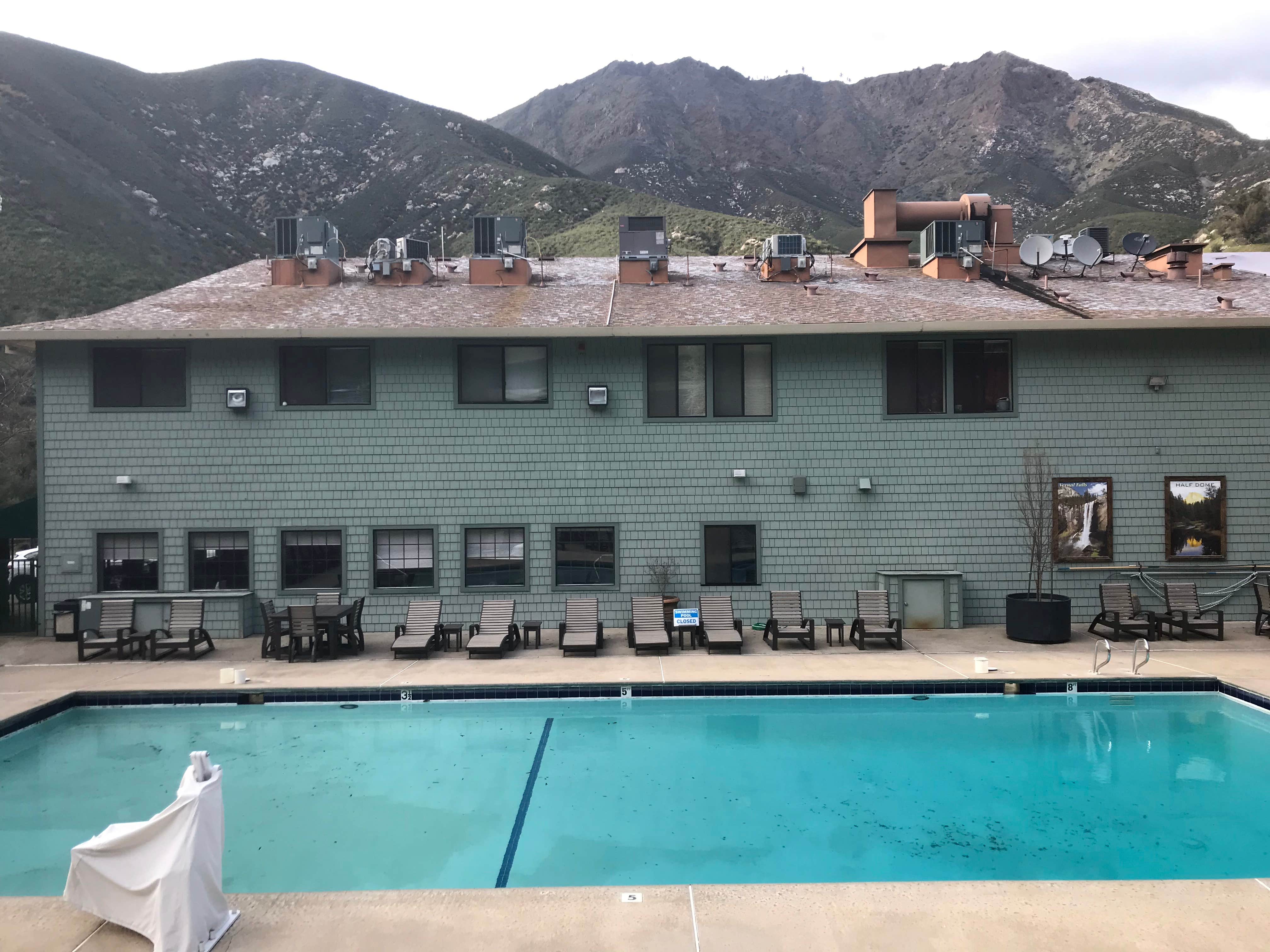 The outdoor pool (was closed for the season while we were there)