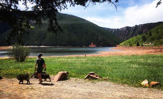 Fain H.'s photo of camping with pets at Little Maud Campground near White River National Forest