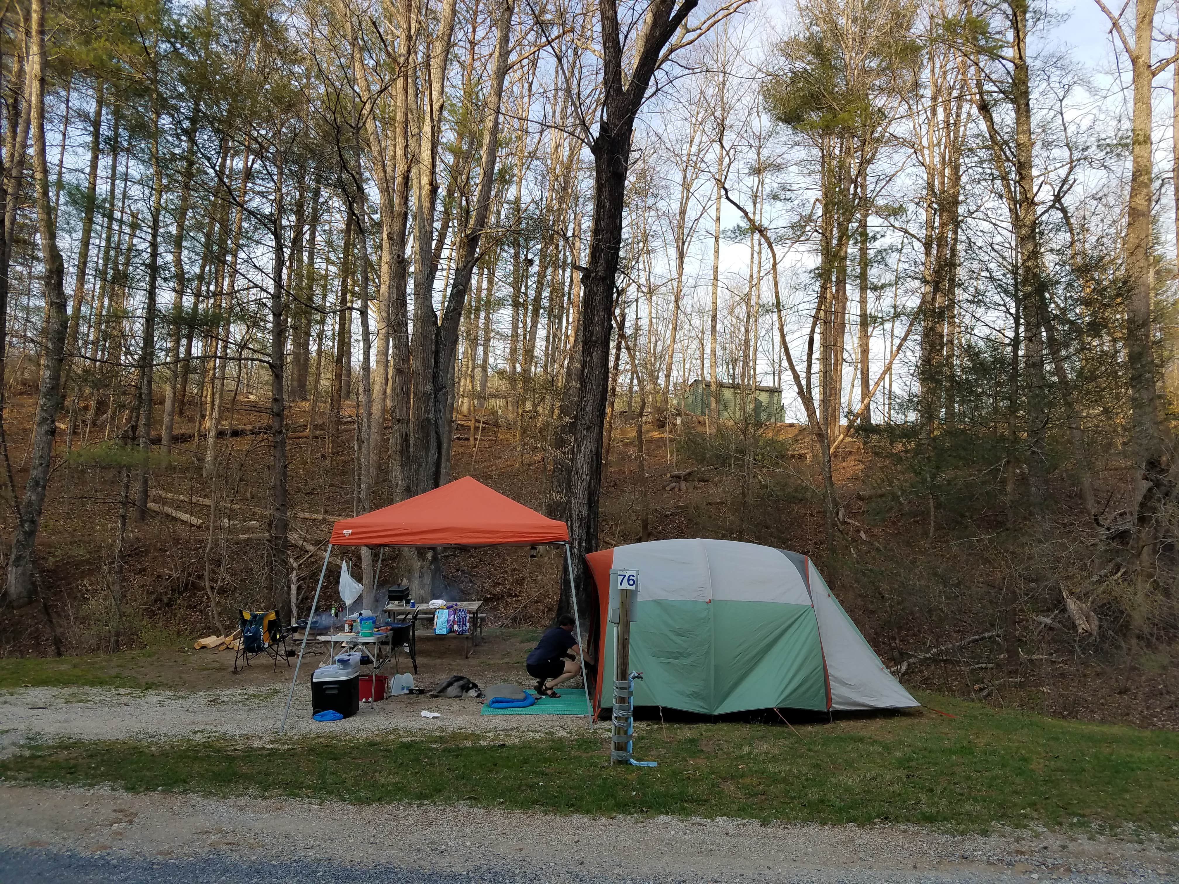 Camping near Tina's Dream: Middle Creek Campground, Buchanan, Virginia