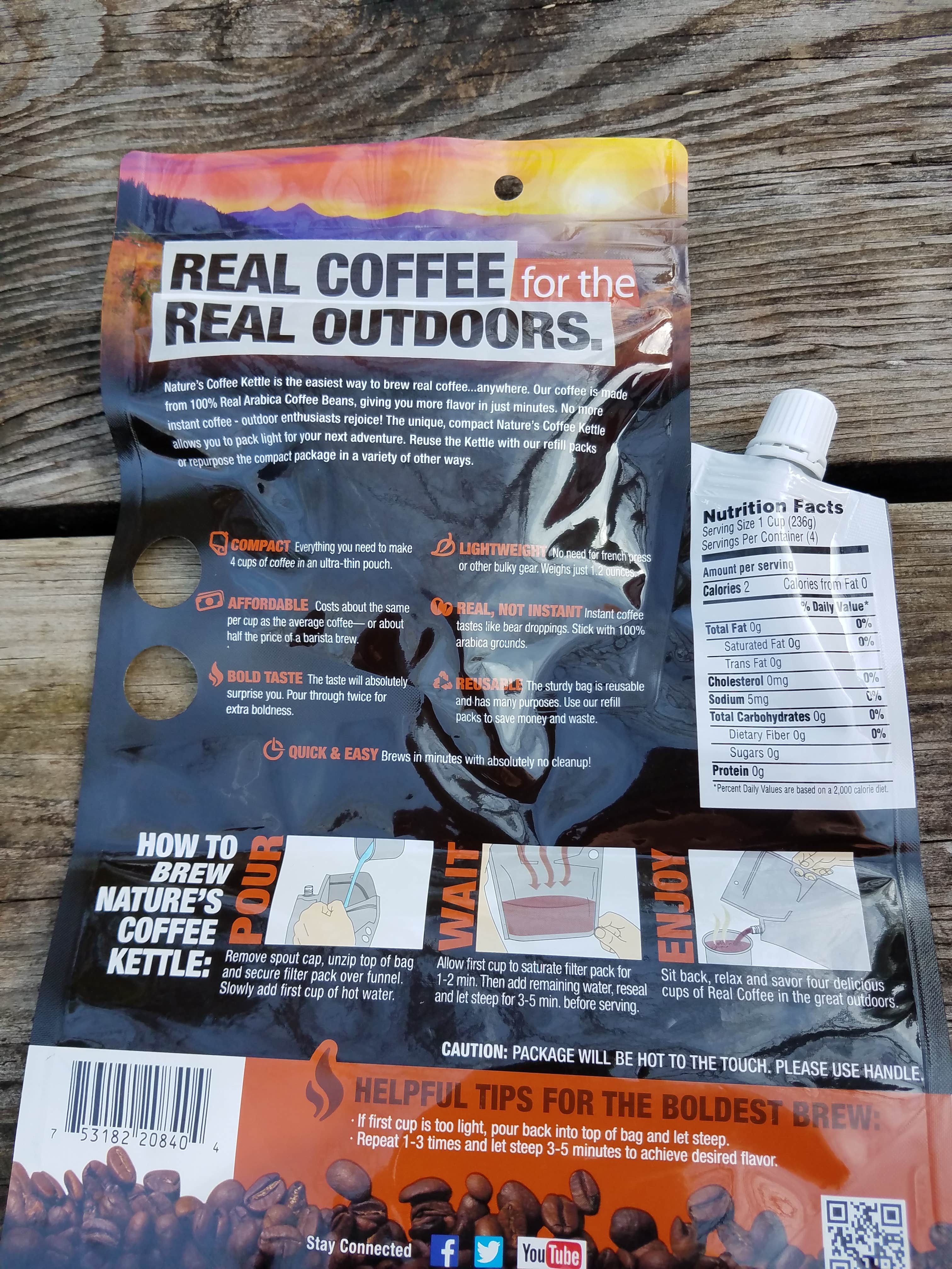 Seriously delicious coffee you can make in the woods