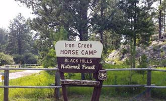 Camping near Spokane Creek Resort: Iron Creek Horse Camp — Black Hills National Forest, Keystone, South Dakota