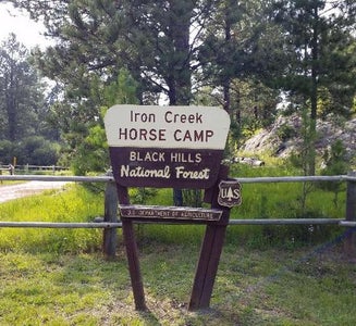 Camper-submitted photo from Iron Creek Horse Camp — Black Hills National Forest