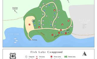 Camping near Rainbow Bay at Lake of the Woods: Fish Lake Campground - Rogue River, Butte Falls, Oregon