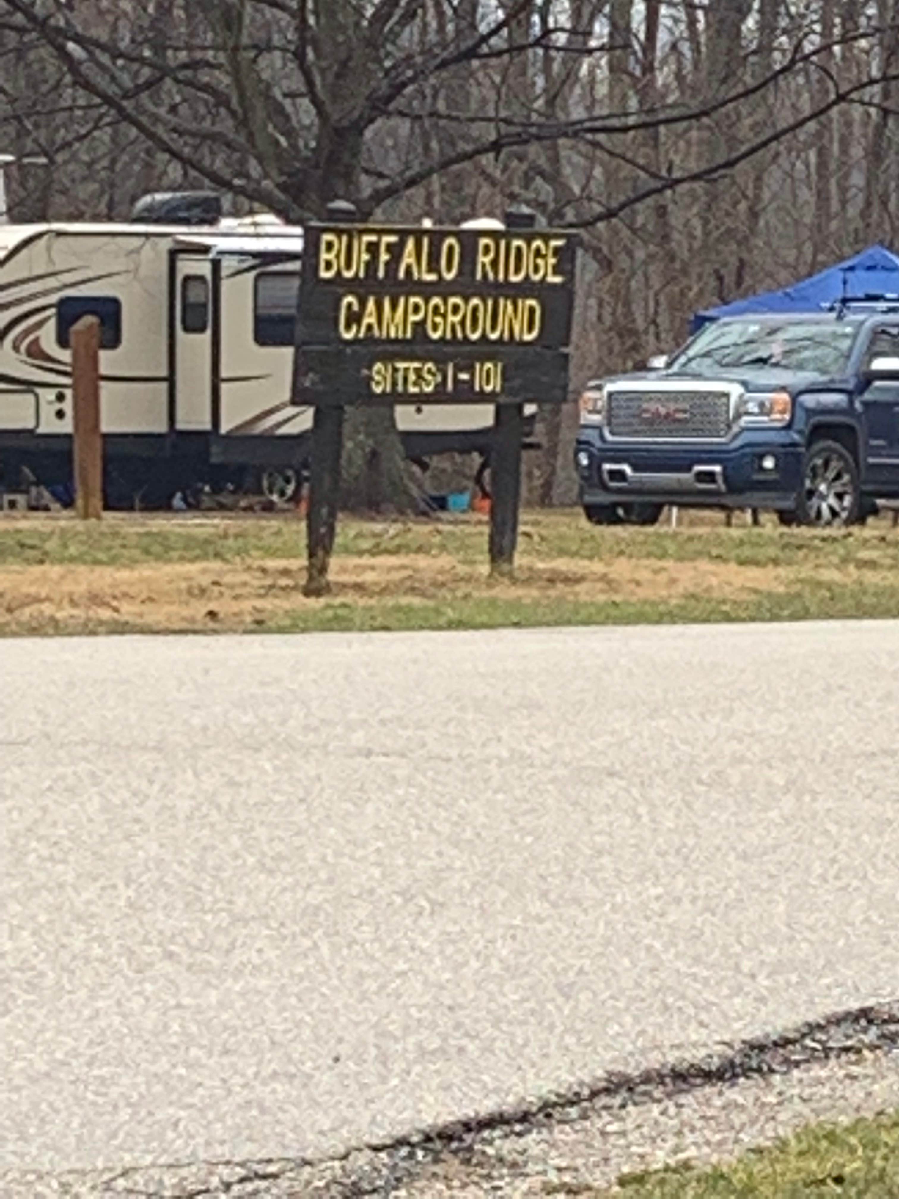 Lisa S.'s photo of rv camping at Buffalo Ridge Campground — Brown County State Park near Clermont, IN