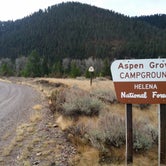 Entering the campgrounds