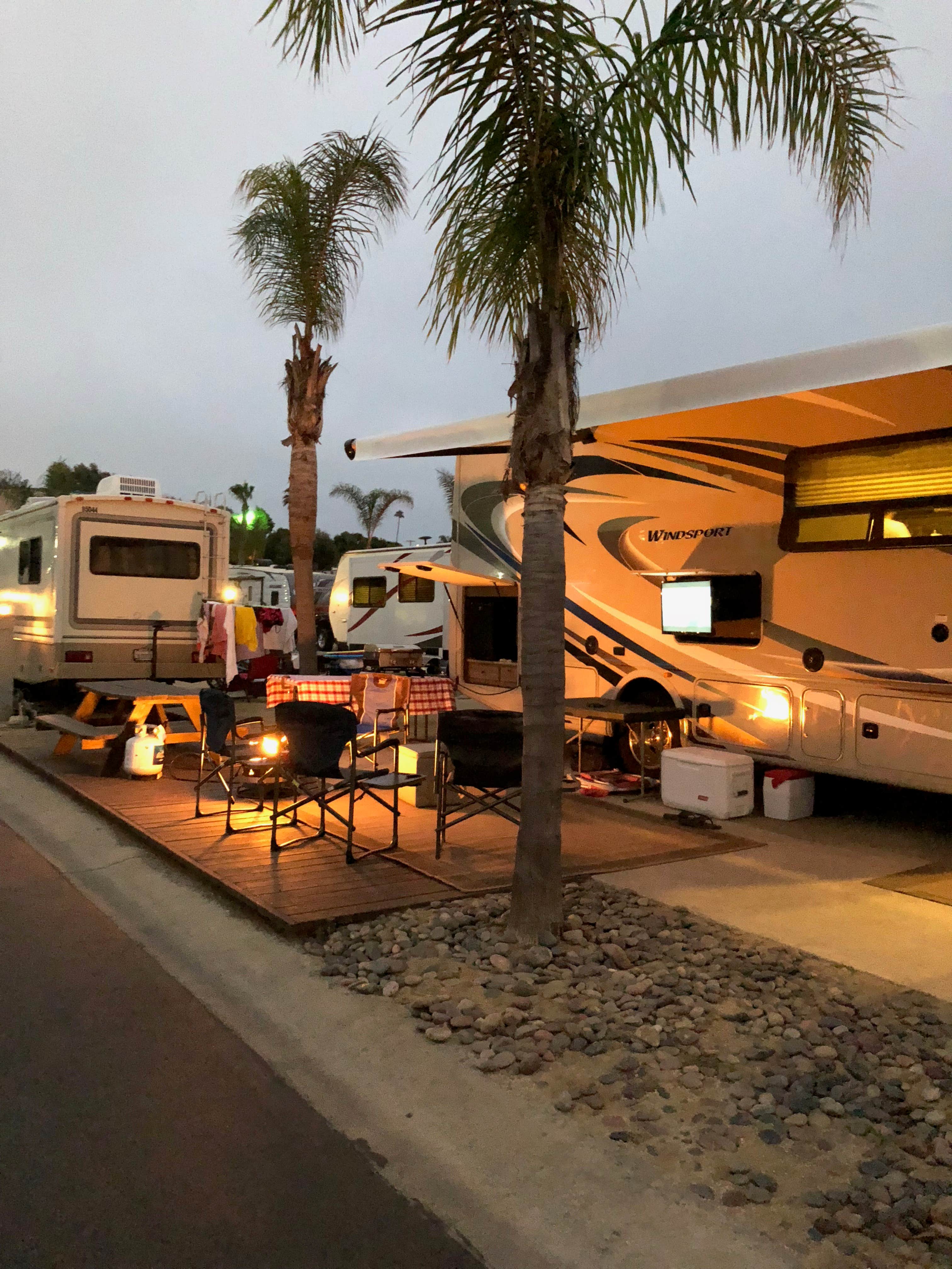 Corinna B.'s photo of rv camping at Paradise By The Sea RV Resort near San Clemente, CA