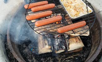 Melissa K.'s photo of camping with pets at Bridger Bay Campground — Antelope Island State Park near Hooper, UT