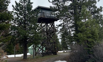 Camping near Toll Bridge Park: Fivemile Butte Lookout, Government Camp, Oregon