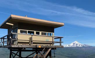 The Dyrt's photo of a cabin at Green Ridge Lookout Tower near Idanha, OR
