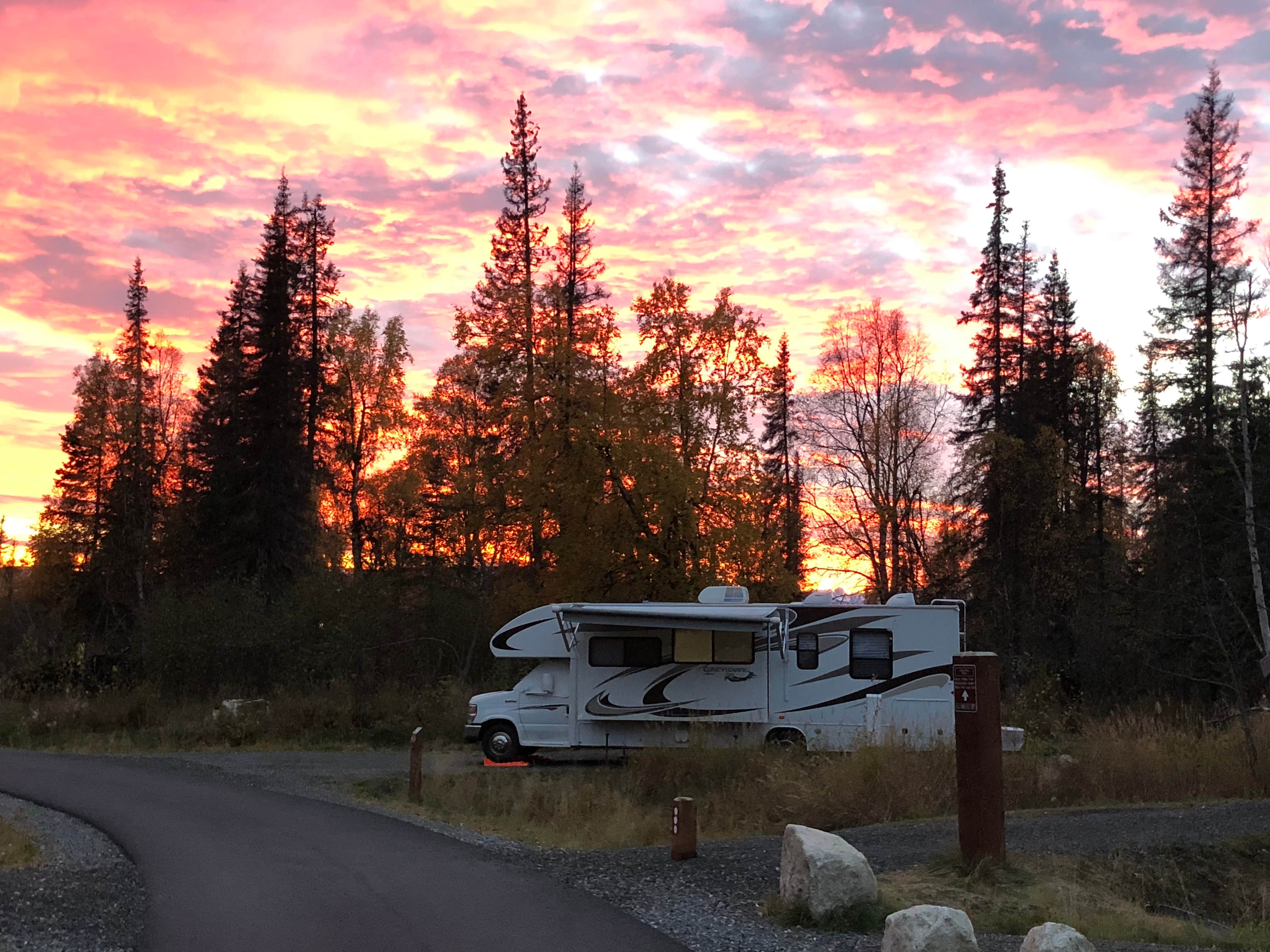 Camper-submitted photo at K’esugi Ken Campground near Talkeetna, AK