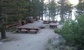 Camping near 4th Recess Lake - John Muir Wilderness: Inyo National Forest Rock Creek Lake Campground, Swall Meadows, California