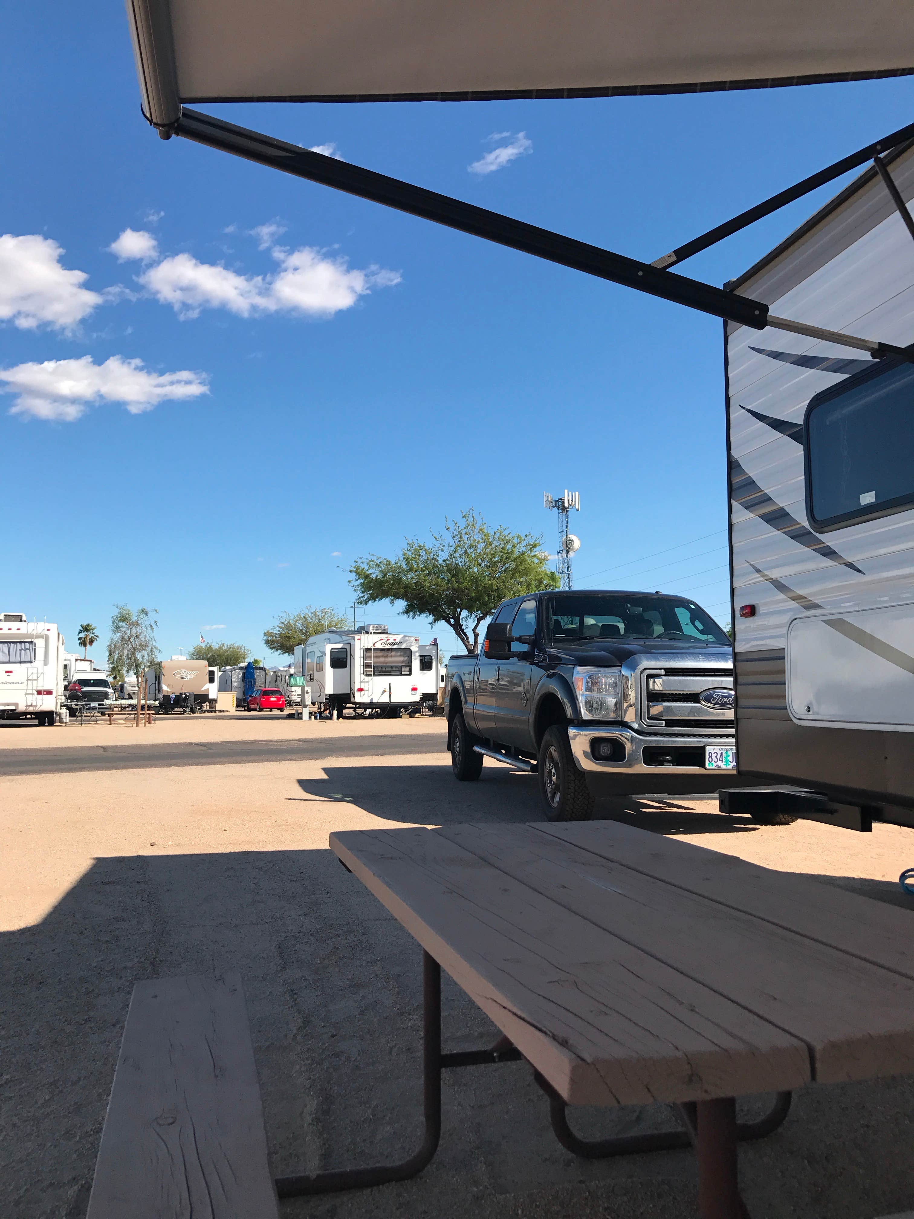 Jen H.'s photo of rv camping at Leaf Verde RV Resort near Wittmann, AZ