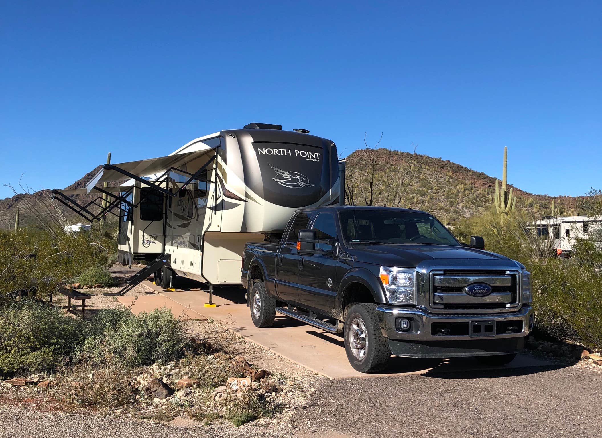 Jen H.'s photo of rv camping at Twin Peaks Campground — Organ Pipe Cactus National Monument near Ajo, AZ