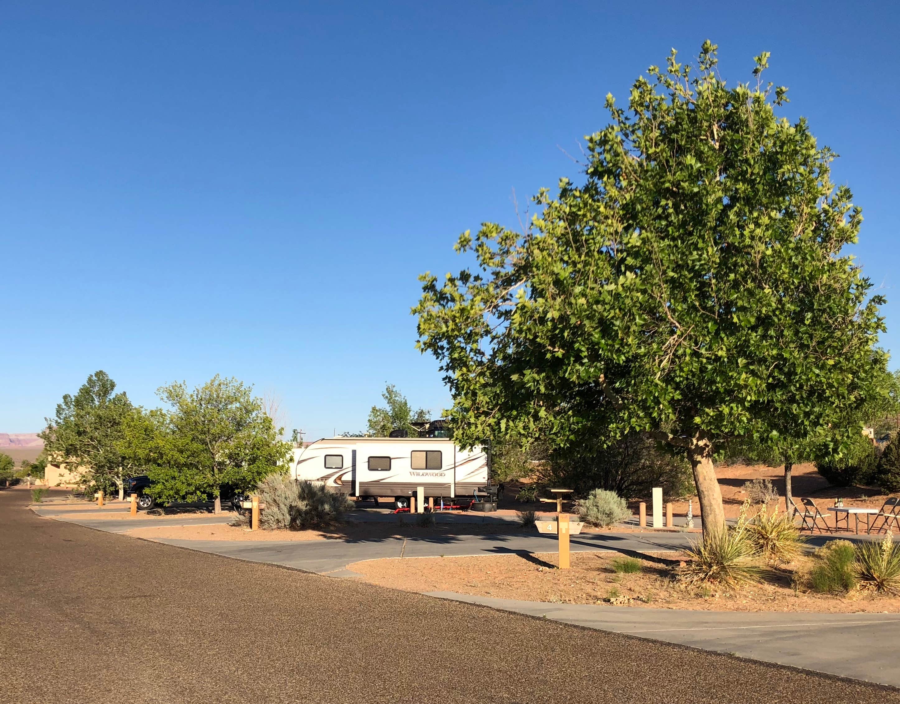Jen H.'s photo of rv camping at Wahweap Campground & RV Park — Glen Canyon National Recreation Area near Glen Canyon National Recreation Area