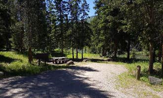 Camping near Lily Lake: Hunter Peak, Cooke City, Wyoming