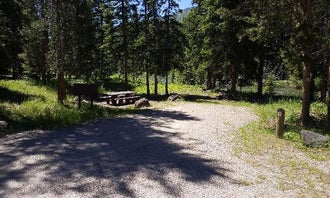 Camping near Beartooth Lake: Hunter Peak, Cooke City, Wyoming