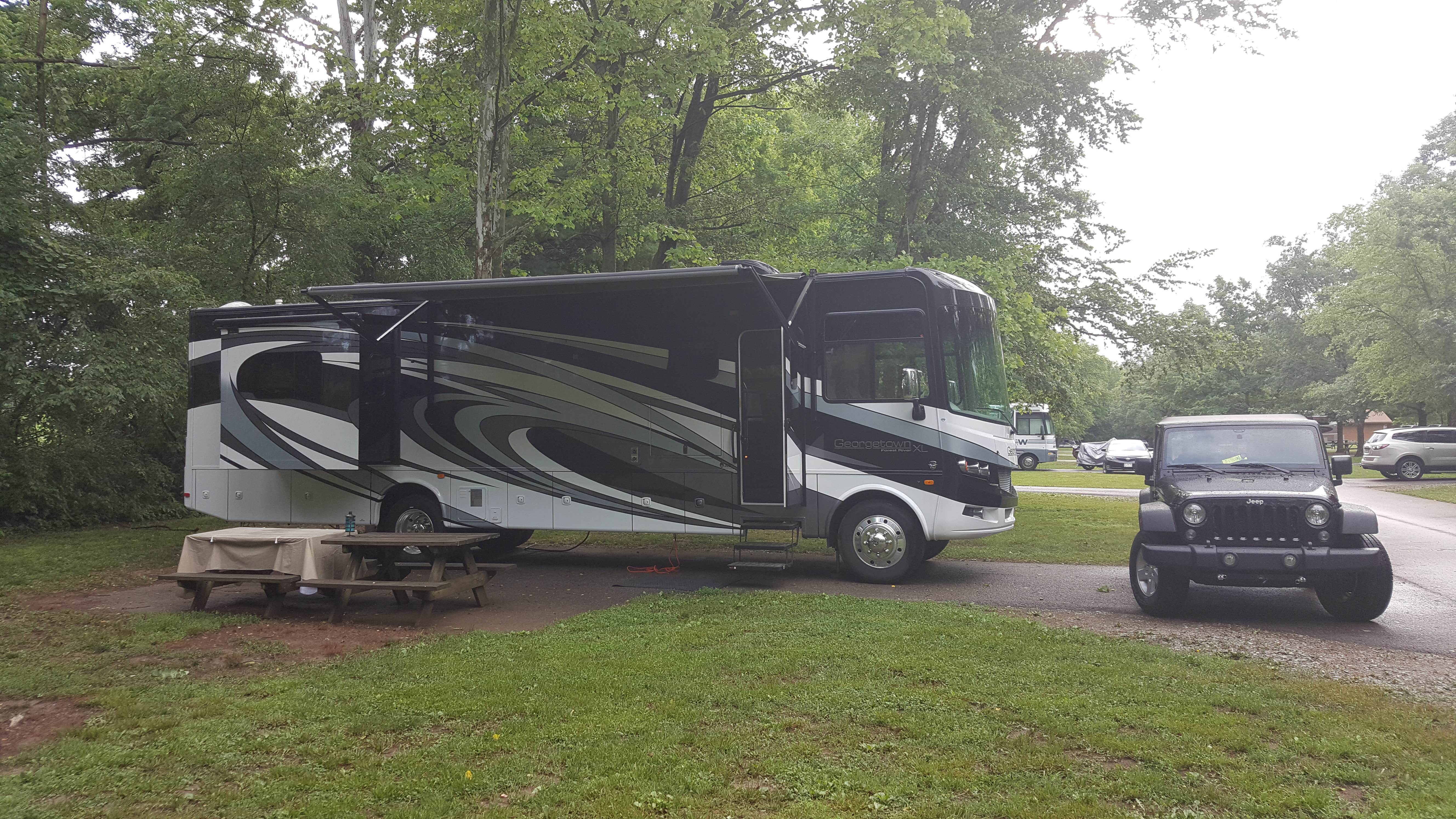 Stephen & Theresa B.'s photo of rv camping at Starve Hollow State Rec Area Campground near Monroe Lake