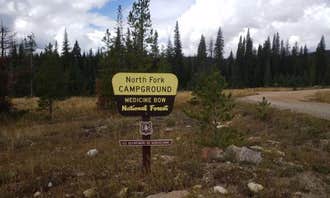 Camping near Lake Hattie Public Access Area: North Fork Campground, Centennial, Wyoming