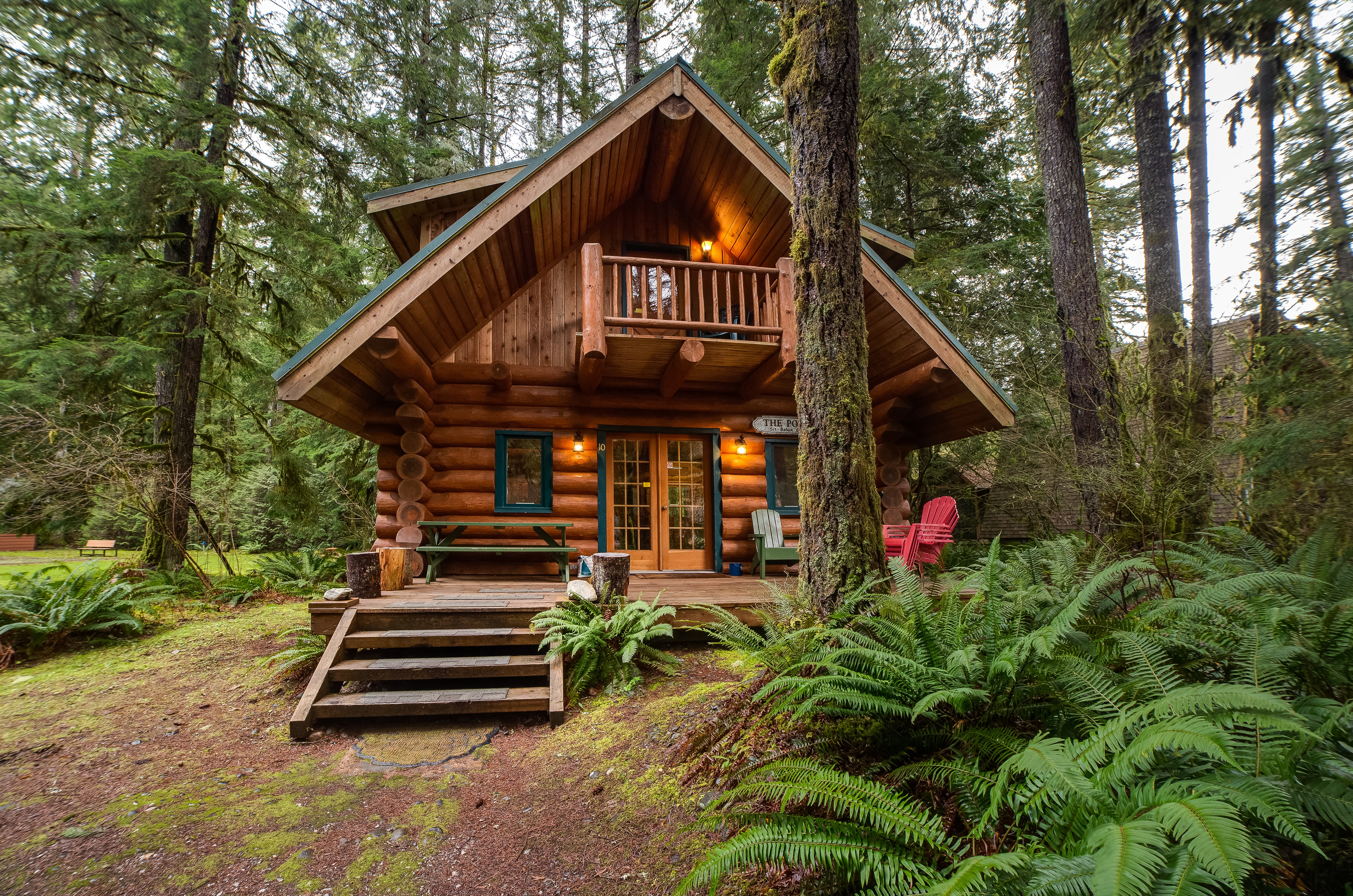 Camper submitted image from Mt. Baker Lodging - Snowline Cabin #10 - Log Home - Sleeps 8 - 1