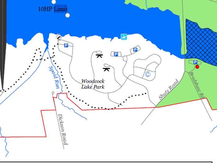 Camper-submitted photo at Woodcock Creek Lake Park & Campground — Woodcock Creek Lake near Guys Mills, PA