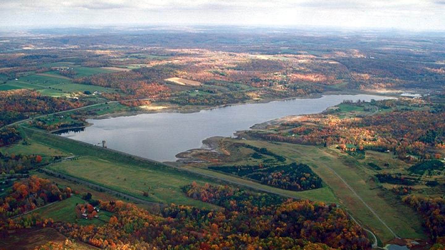 Camper-submitted photo at Woodcock Creek Lake Park & Campground — Woodcock Creek Lake near Guys Mills, PA