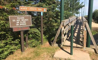 Nikki M.'s photo of tent camping at Mouth of Two Hearted River State Forest Campground in Michigan