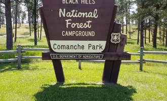 Camping near Gold Camp Cabins: Comanche Park, Custer, South Dakota