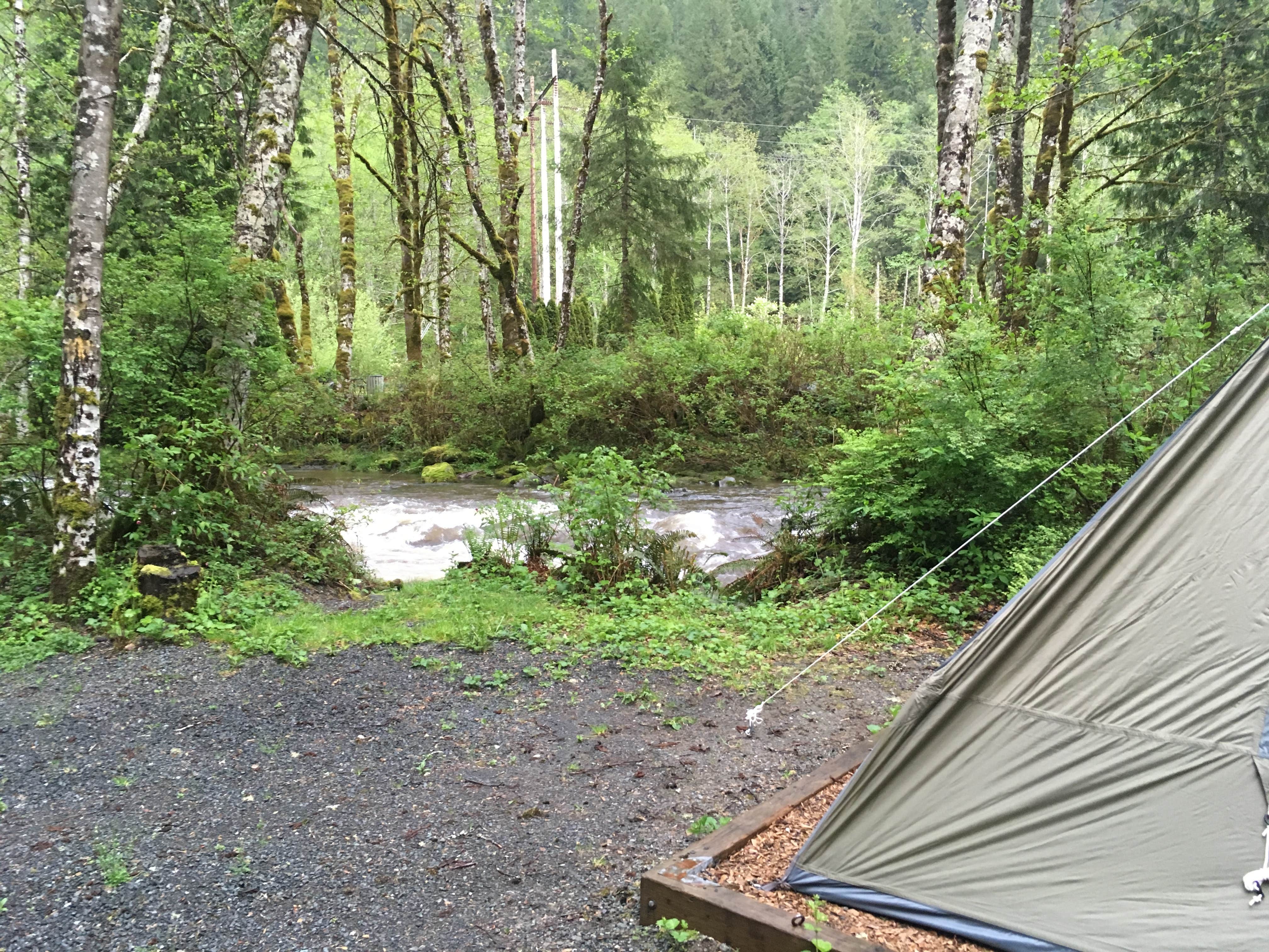Camper-submitted photo at Jim Creek Wilderness Recreation Area near Mt. Baker-Snoqualmie National Forest