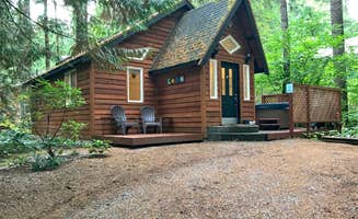 Dan  G.'s photo of a cabin at Mt. Baker Lodging - Cabin #16 - Hot Tub, Fireplace, A/C, BBQ, WiFi, Pets Ok, Sleeps-2! near Maple Falls, WA
