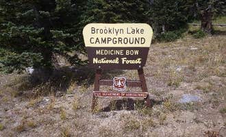 Camping near Bow River: Brooklyn Lake Campground, Centennial, Wyoming