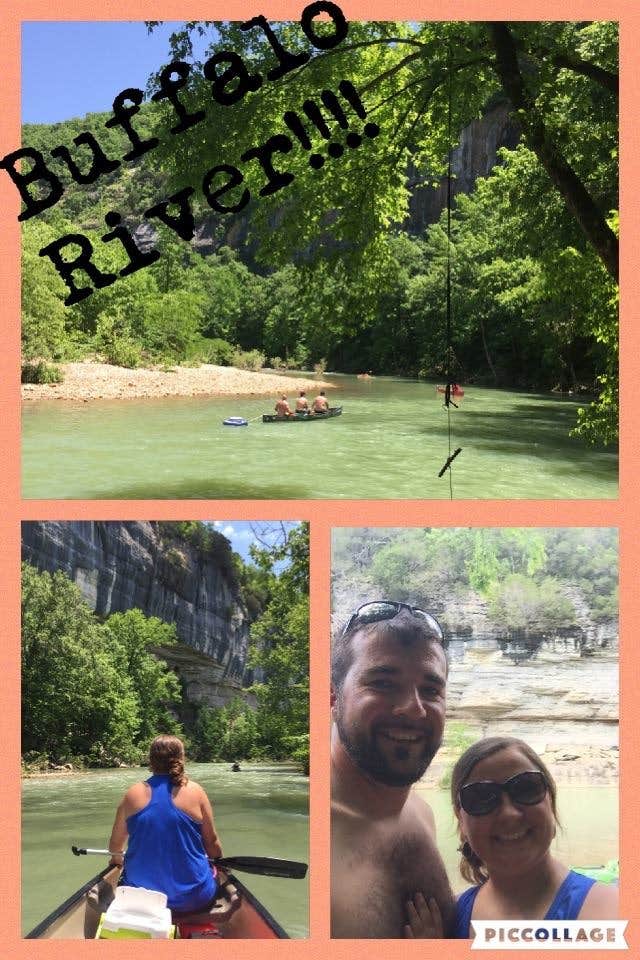 Camper-submitted photo at Kyles Landing Campground — Buffalo National River near Branson, MO
