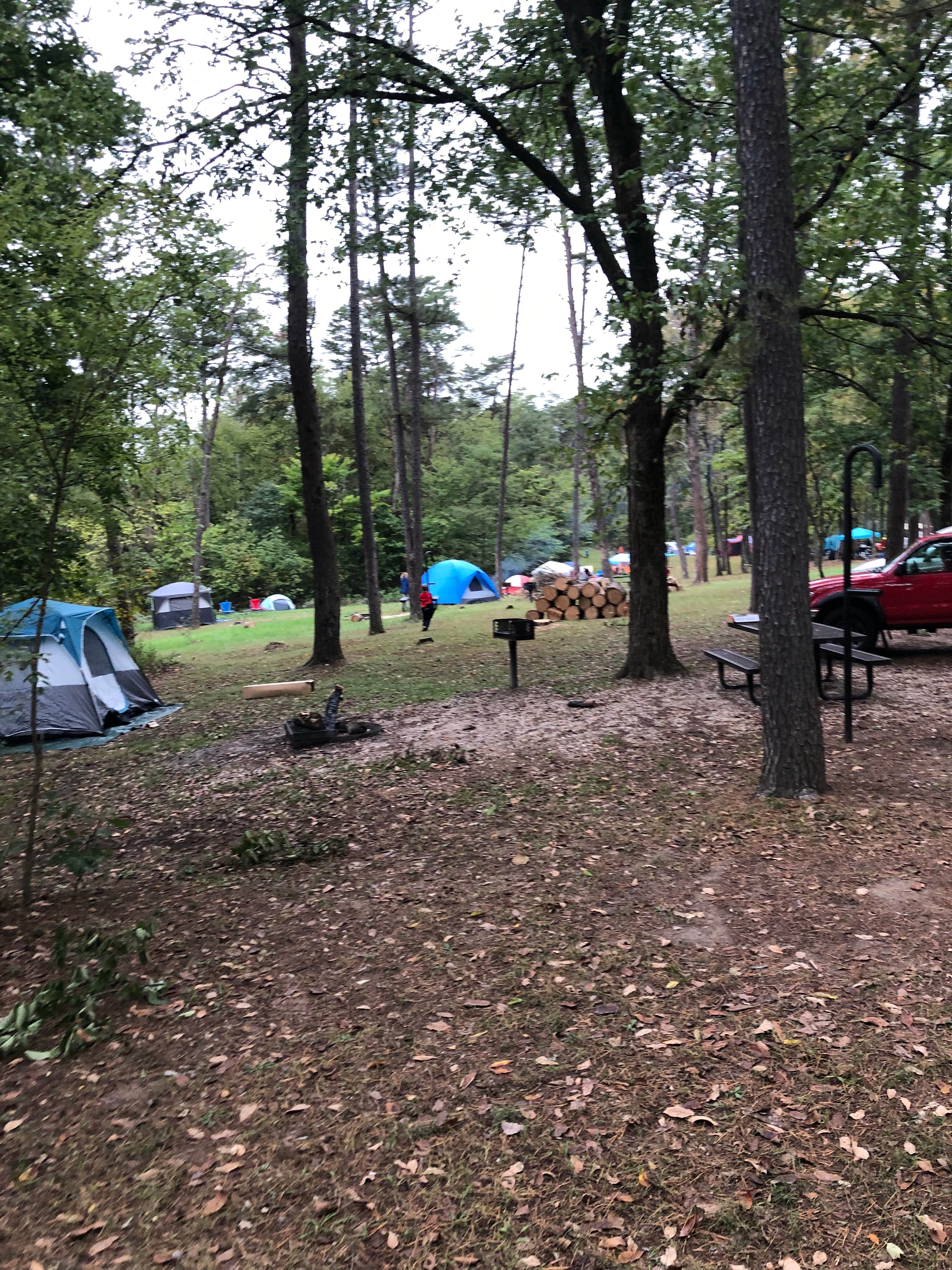 Josh S.'s photo of a dispersed camping area at Pine Ridge Recreation Area near Eldon, MO