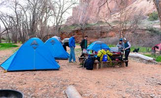 Katie M.'s photo of tent camping at Jaycee Park Campground near Castle Valley, UT