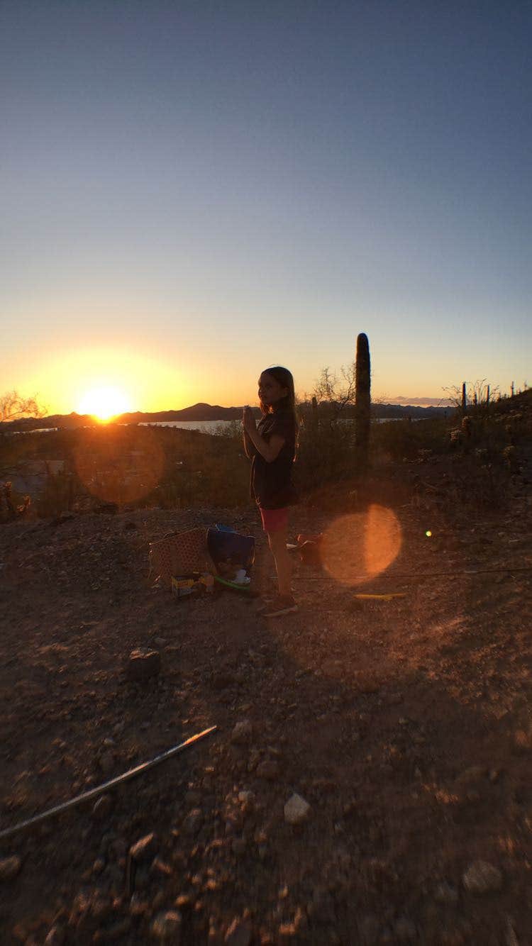 Emily K.'s photo at Bagley Flat Campground and Boat Dock near Salt River, AZ